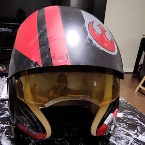Star Wars Hasbro The Black Series Poe Dameron Helmet Authentic X-wing Electronic